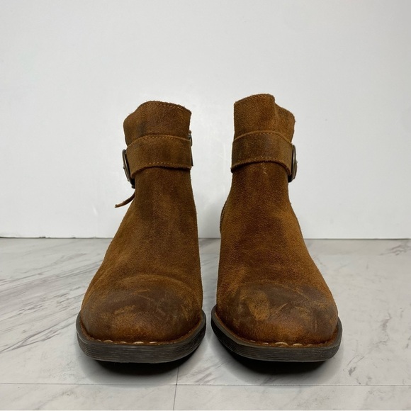 Born Morocco Brown Distressed Bootie 7 - Picture 2 of 13